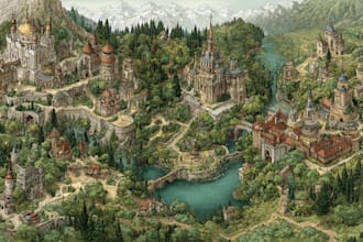 a fantasy map that fits your imagination