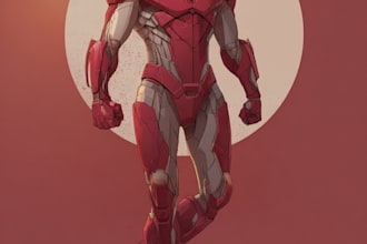 draw comic book illustration with comic book