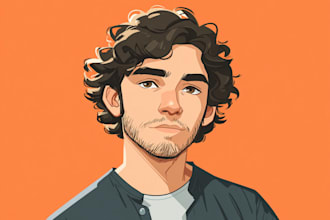 draw cartoon vector portrait or illustration