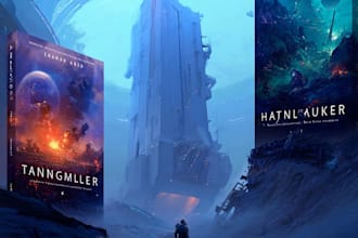 create modern, minimalist book cover or kindle cover, ebook
