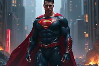 do superhero or villain character design