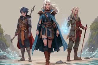 dnd character art and dnd character art