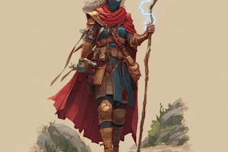 dnd character art and dnd character art