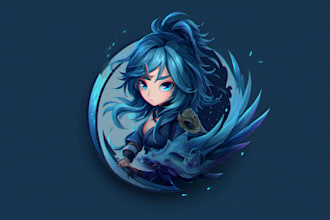 do create logo designer anime, fantasy