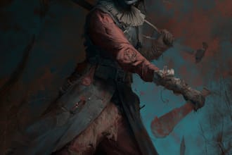 draw fantasy horror horror villain character art