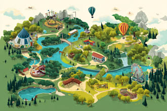 map illustration vector illustration vector map