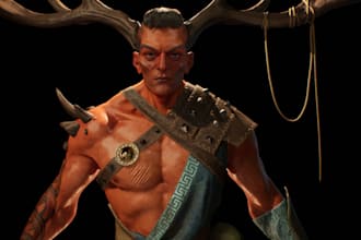 create realistic 3d game assets 3d game object for unreal engine or unity