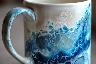 do an eyecatching custom coffee mug