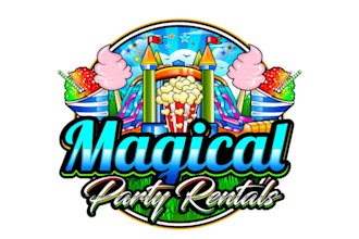 design professional bounce house logo