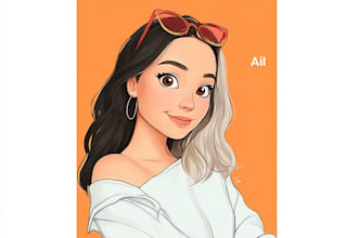 paint your cartoon portrait in disney style
