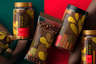 create custom packaging designs for food and cosmetics