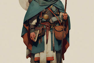 design unique 2d game characters, animations, and nfts