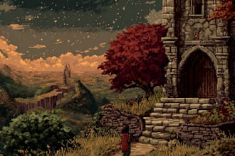do professional pixel art for your videogames