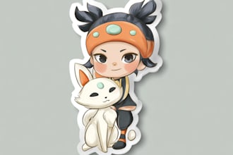 do chibi character, sticker, or pet animal