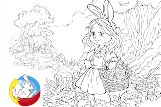 convert your photos into coloring book page for children