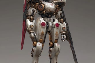 do sci fi , cyberpunk , mecha, fantasy character design