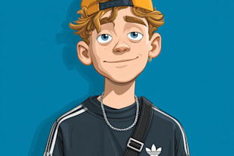 make vector, cartoon characters, custom nft and portraits
