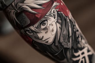 do manga anime tattoo design for you