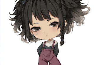 make a chibi anime character