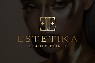 design a premium minimalist logo for clothing, beauty clinic or perfume brand