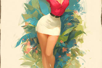 do a pin up girl and pin up girl