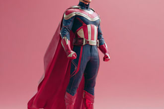 design amazing mascot, character