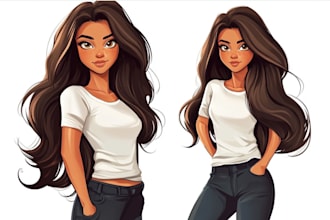 draw anything as a cartoon or cartoon character