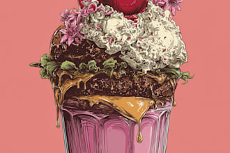 design food pop art of your food pop art