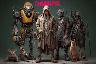 draw your character fantasy medieval cyberpunk steampunk etc