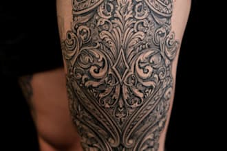 create a traditional or neo traditional tattoo design