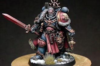 warhammer 40k table top miniature painter