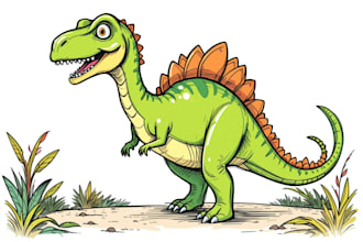 draw in disney sketch or color style digital illustration
