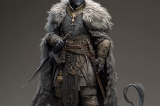 create fantasy character, monster, humanoid, dnd or similar