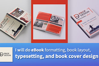 format your ebook and print book with layout, typesetting