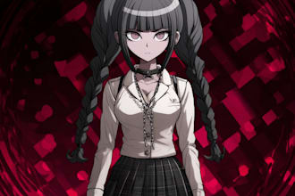design custom danganronpa style character