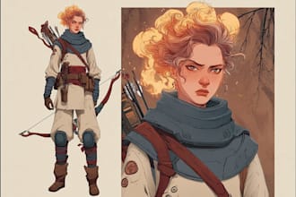create fantasy character, monster, humanoid, dnd or similar