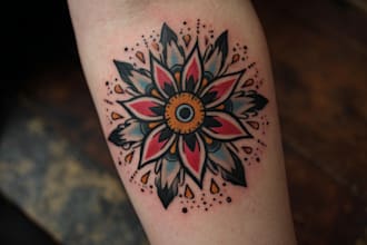 create an abastract concept tattoo design for you