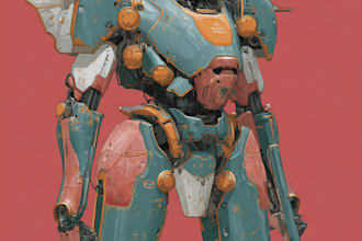 make a mecha robot gundam illustrations