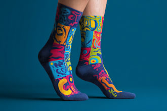 design production ready custom socks that pop