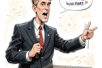 draw satire, editorial or political cartoons for you