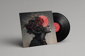 design your custom album cover art or music artwork
