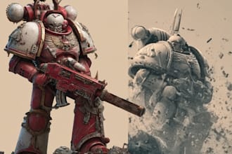 draw your warhammer 40k character