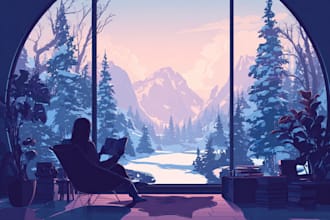 create an amazing vector illustration for your website