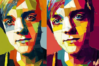 turn your photo into a pop art design