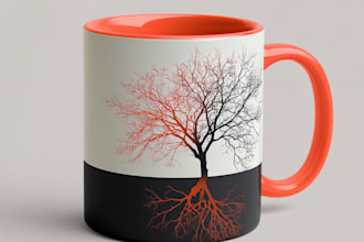 draw a mug or coffee mug design
