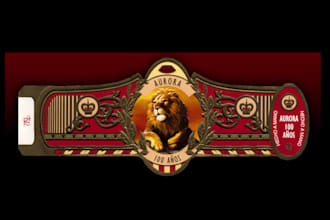 do best cigar label, cigar logo, cigar band and cigar box design