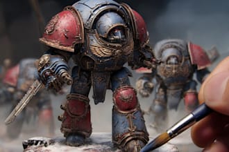 paint your miniature warhammer, 40k, aos and more