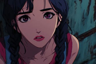 draw beautiful anime art illustration