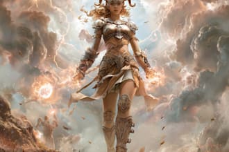 draw stunning scifi or fantasy digital art illustration