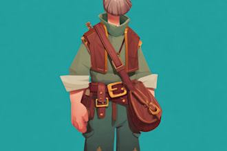 design professional characters for 2d games in unity